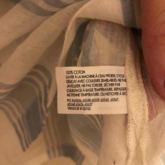 Club Monaco Sheer Cotton Top NWOT - Picture 6 of 6